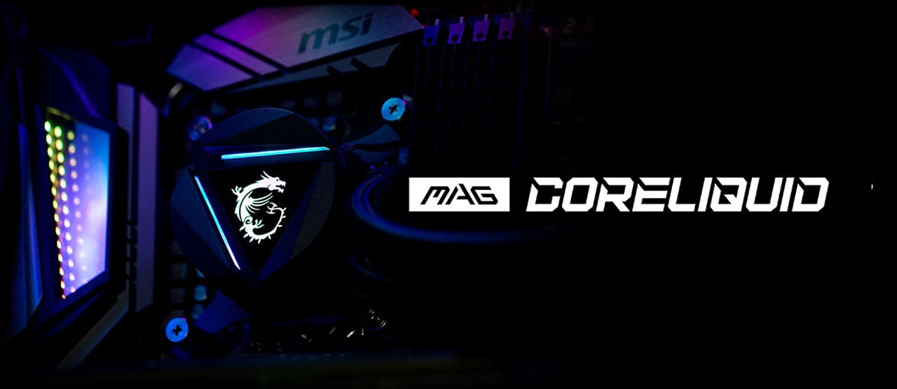 MSI MAG Core Liquid 280R V2 AIO Liquid CPU Cooler, 280mm Radiator